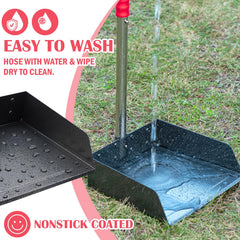 FUSBUNTY durable clip-on tray maintains secure assembly during tough cleanup