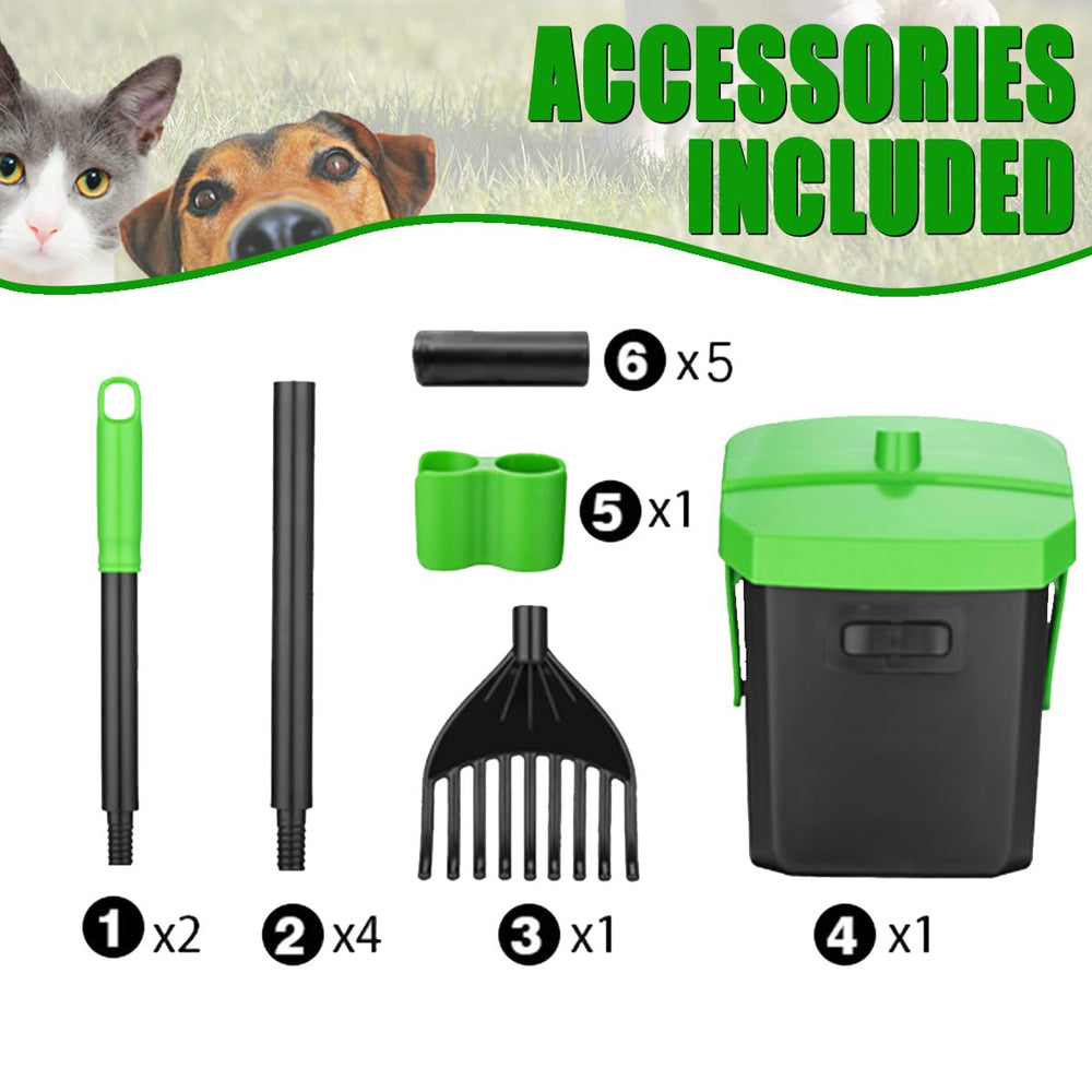 FUSBUNTY durable yard tool suited for lawn, kennel, and outdoor cleanup.