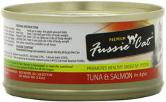 Opened Fussie Cat aspic can revealing meat and gel