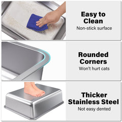 FUTAM litter box 2 boxes arranged demonstrates space-saving for multi-pet homes