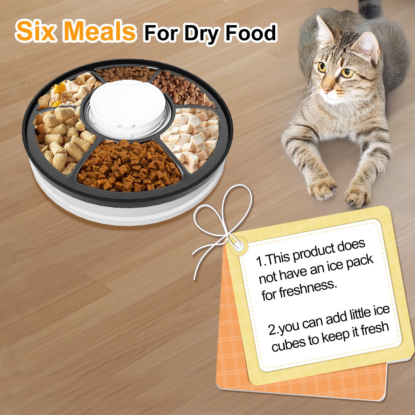 Fuxopo automatic cat feeder feeding tray in action emphasizes portioned meals