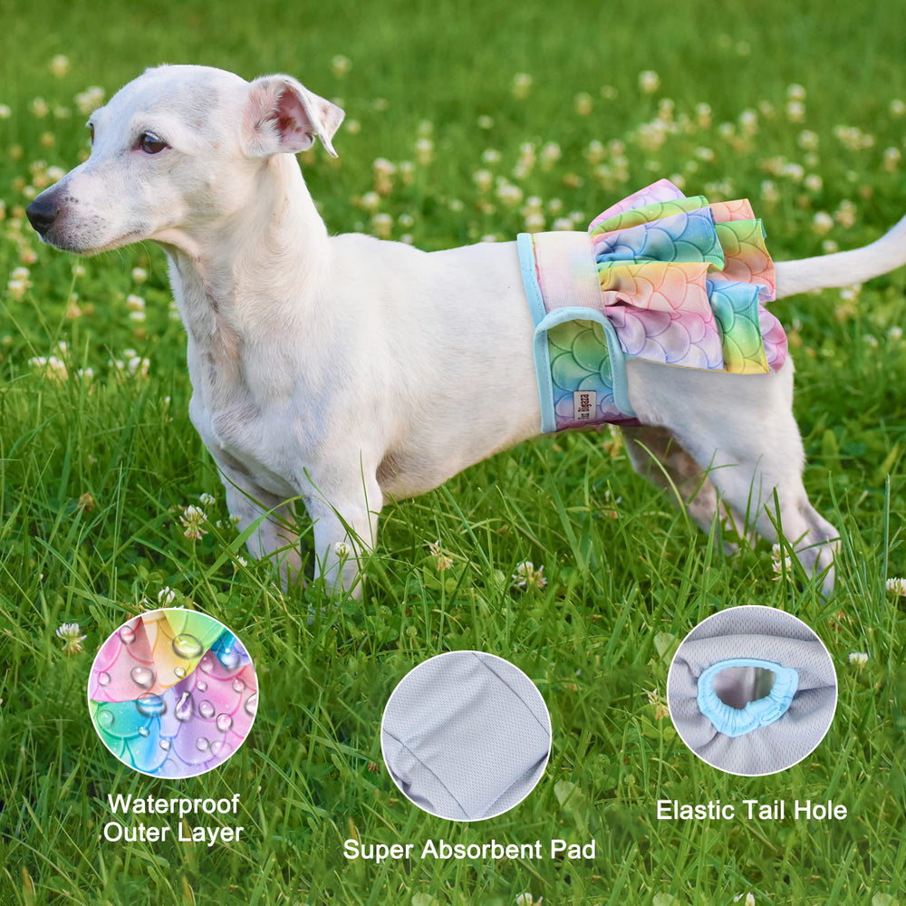 Fuz Bigaza diaper skirt close-up showcases leak-free shell ideal for accidents