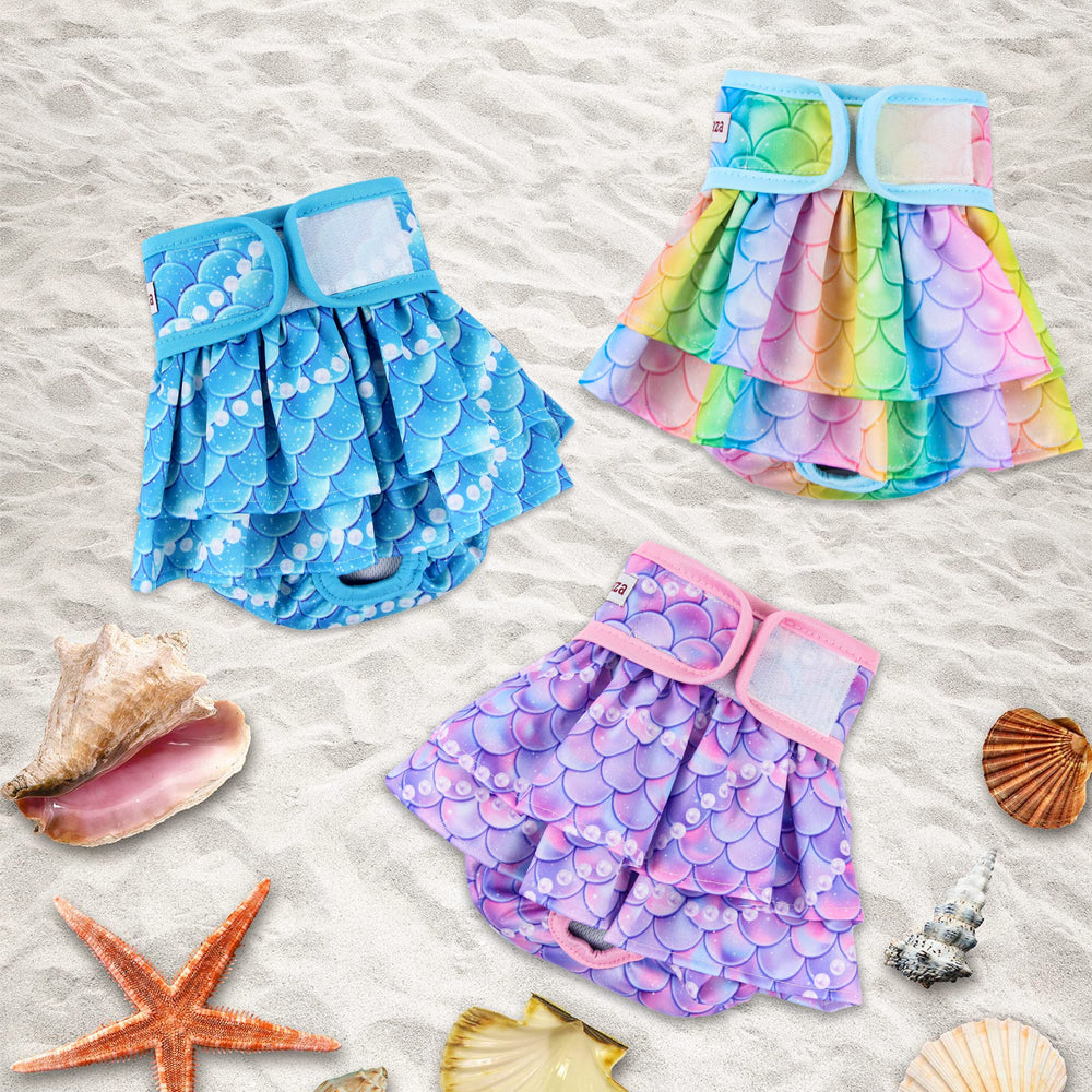 Fuz Bigaza washable diaper with hook-and-loop closure provides adjustable, comfortable fit