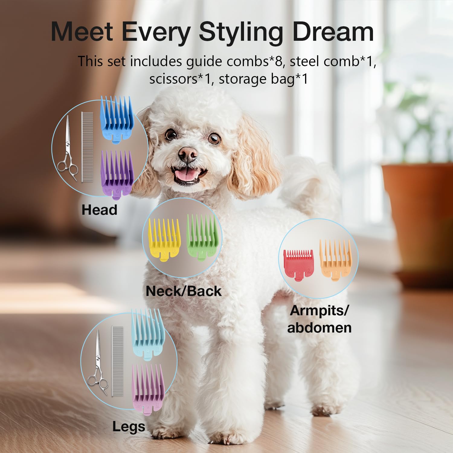 FuzzyFix smart LCD alerts remind you to oil blades and maintain performance.