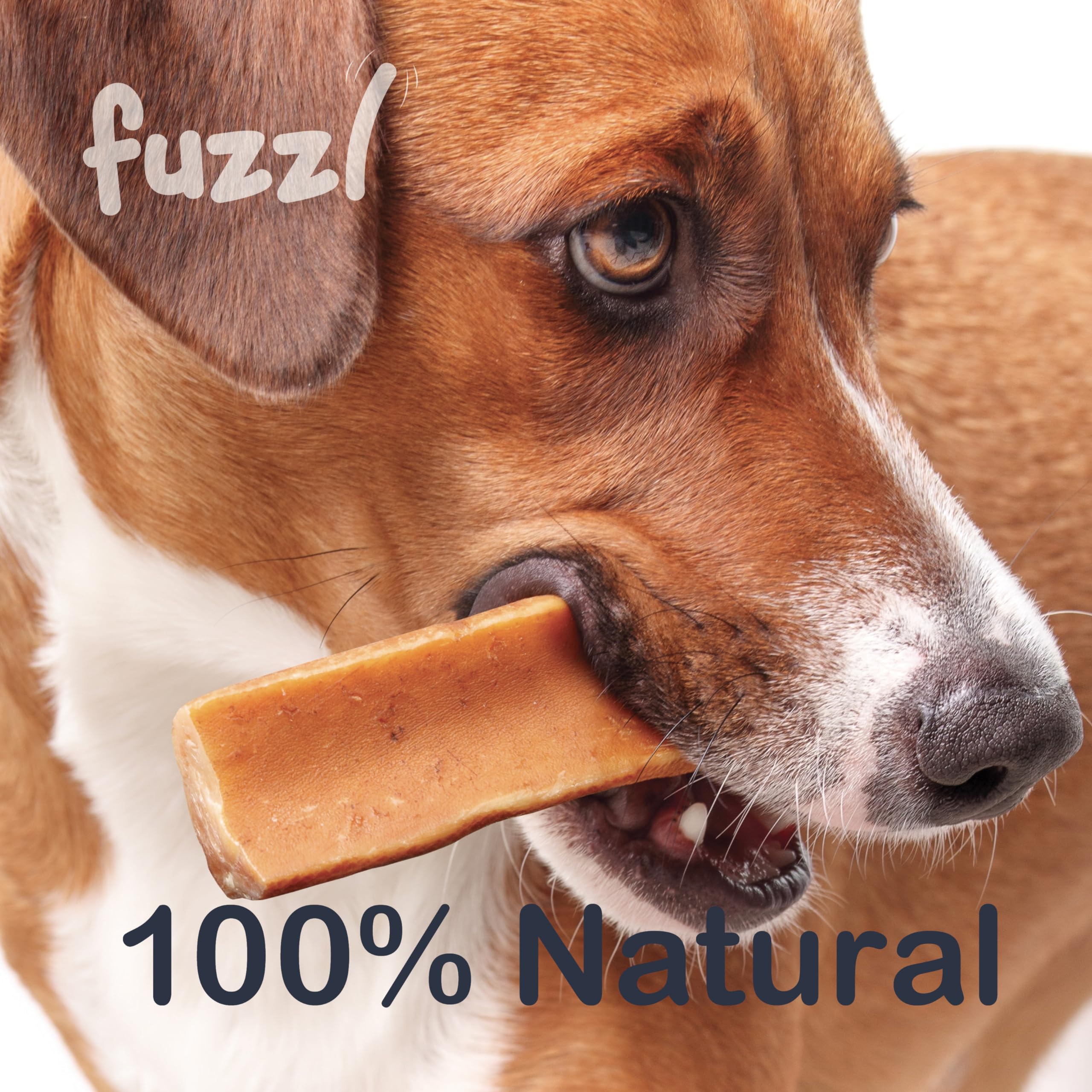Fuzzl Yak Cheese Himalayan Chew close-up texture for a durable chew.