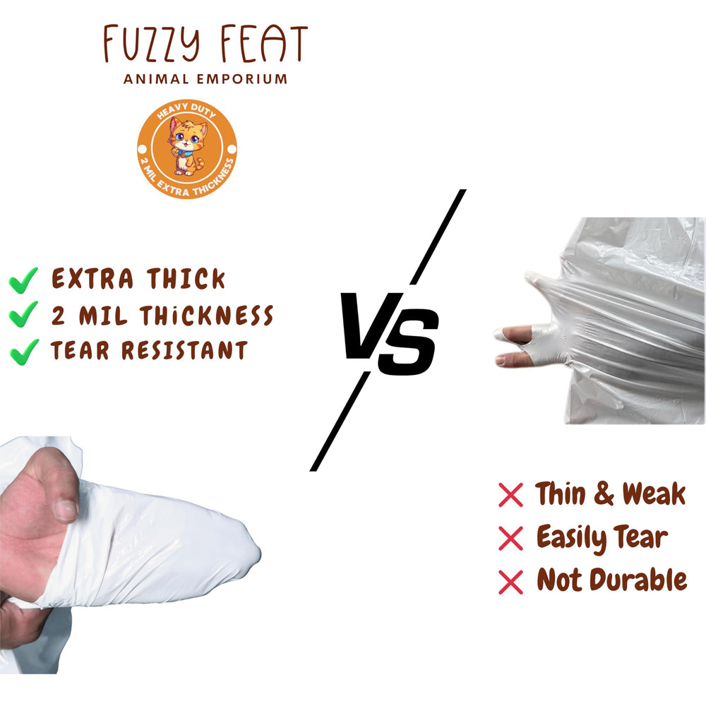 Fuzzy Feat three-pack packaging with seven liners per pack.