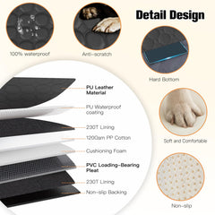 Fuzzyearn breathable mesh window improves airflow and reduces anxiety.