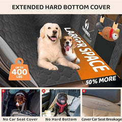 Fuzzyearn scratchproof leather material resists scratches during car rides.