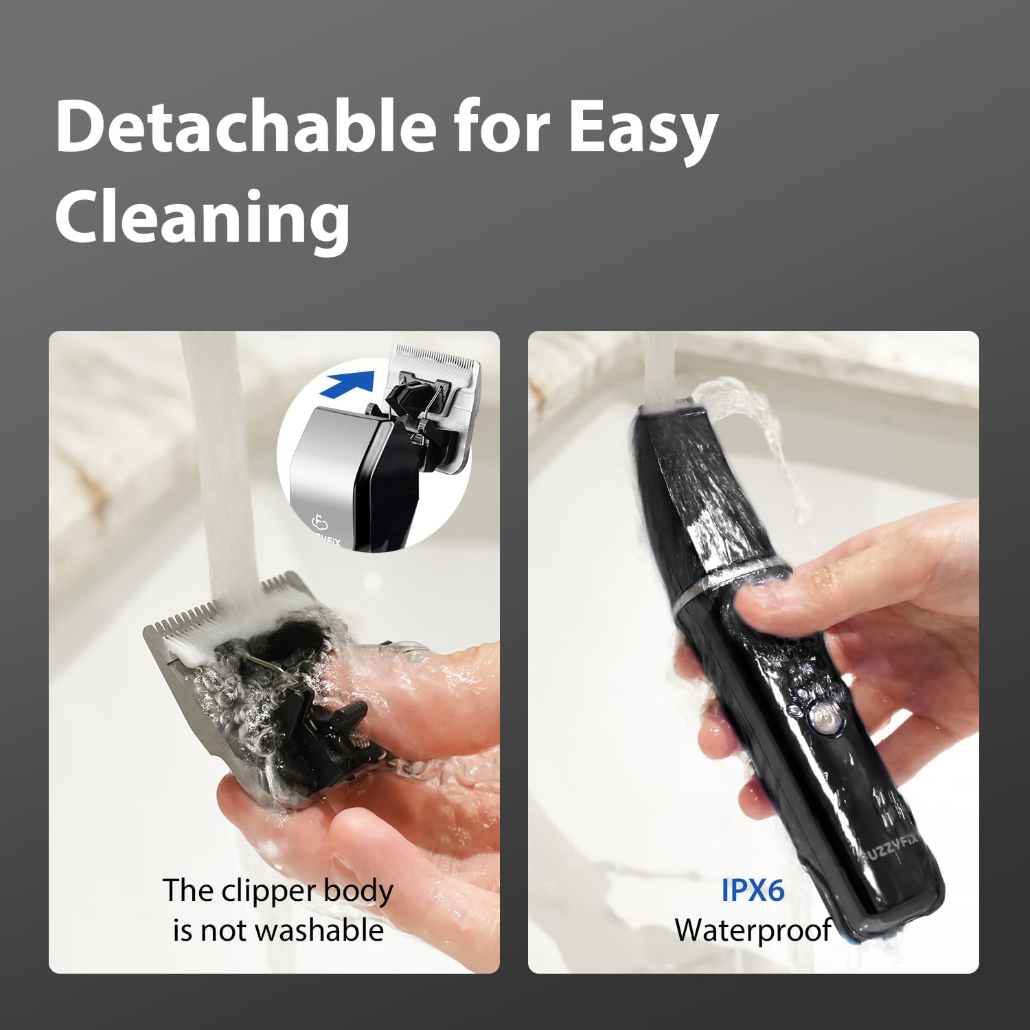 FuzzyFix 33-teeth blades ensure smooth, durable cuts with minimal tugging