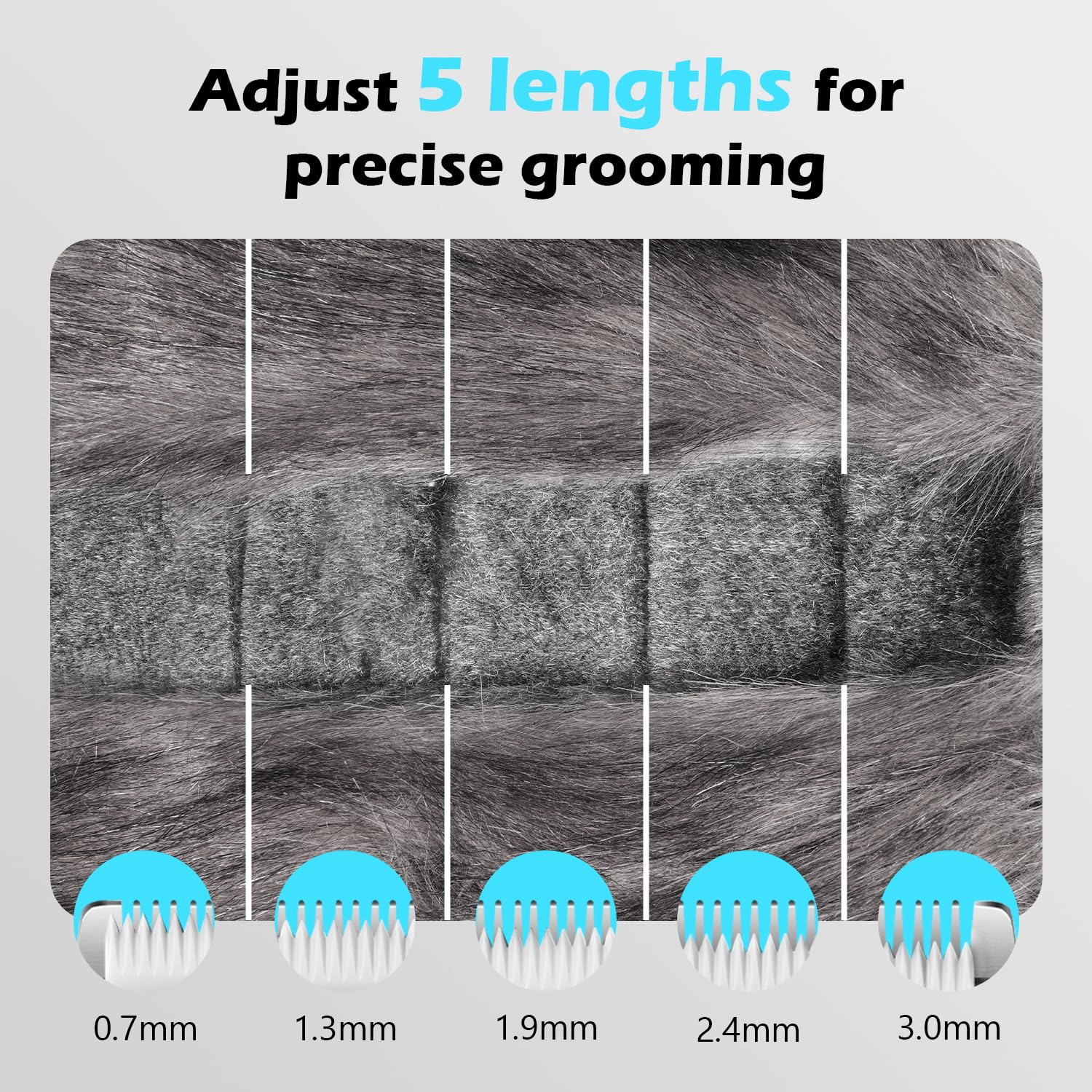 FuzzyFix cat clippers-complete-kit-storage includes everything you need for a session