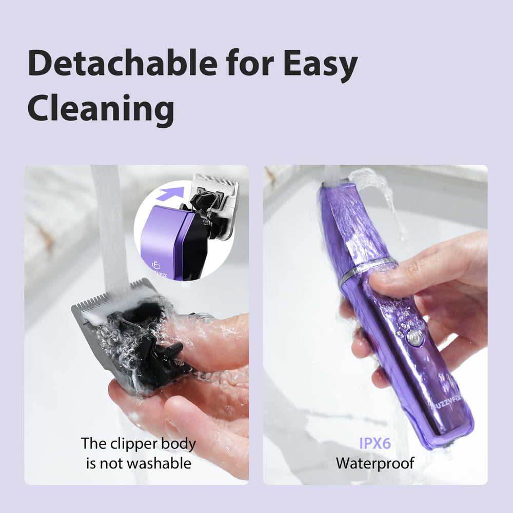 FuzzyFix cordless design offers up to four hours of runtime