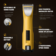 FuzzyFix durable stainless steel blades stay sharp for professional results.