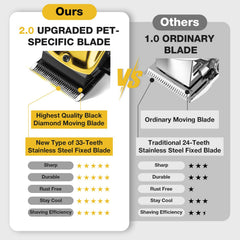 FuzzyFix low-noise clipper motor demonstrates gentle trimming for sensitive pets.