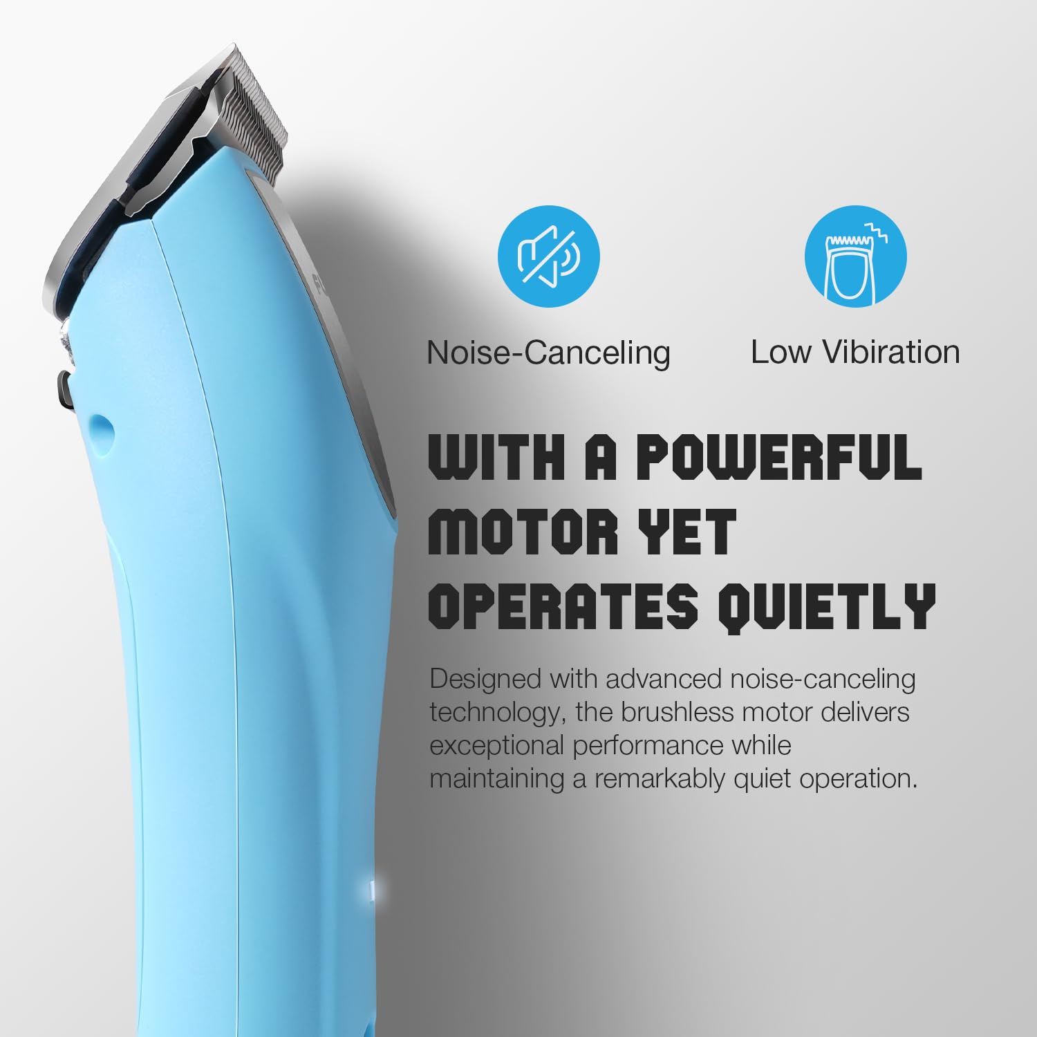 FuzzyFix blade oil included with cleaning brush for easy maintenance.