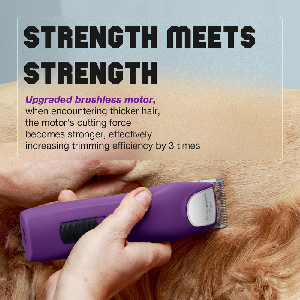 FuzzyFix clippers side profile showing two-speed controls.