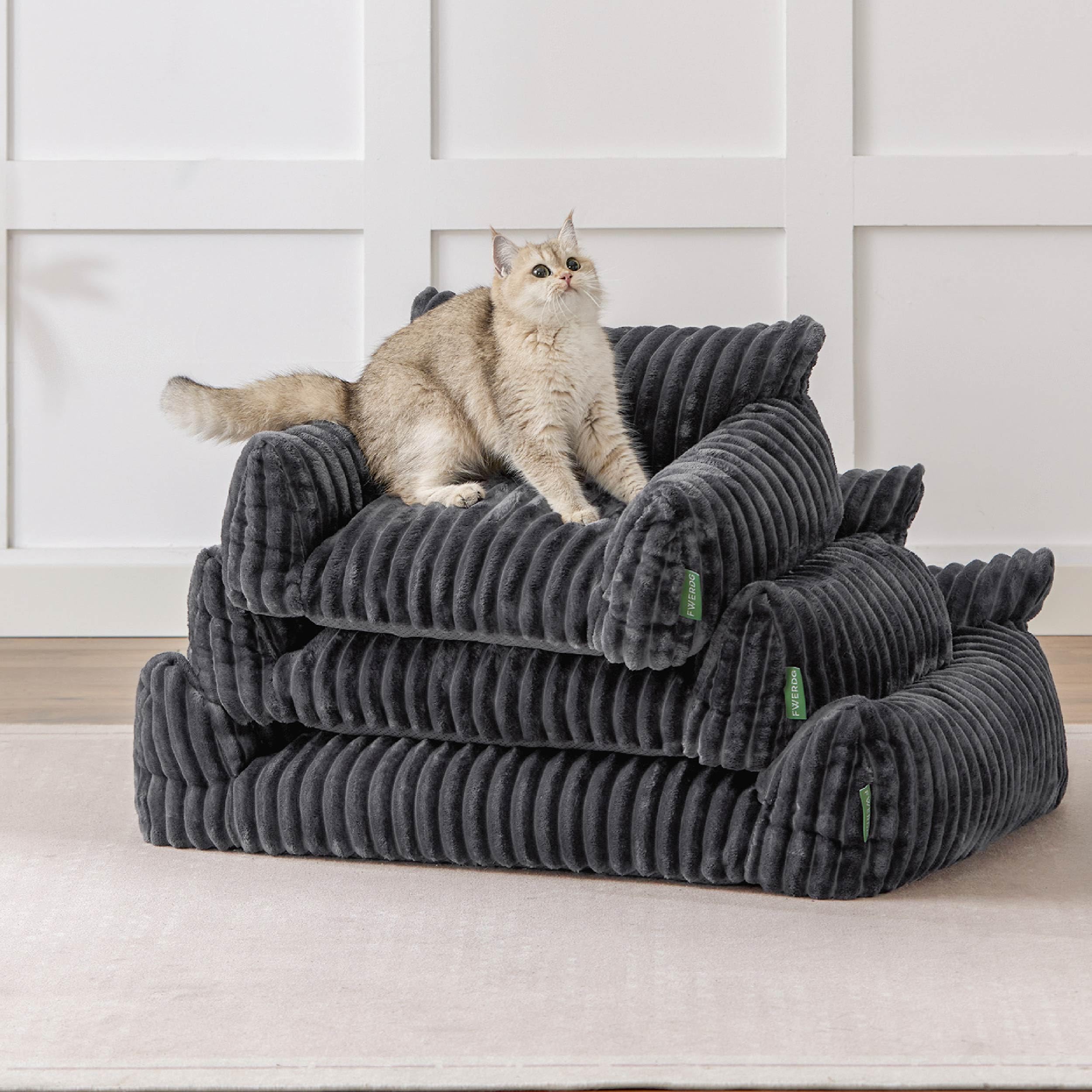 FWERDG Cute Couch Bed ideal size 24x18x10 fits cats and small dogs