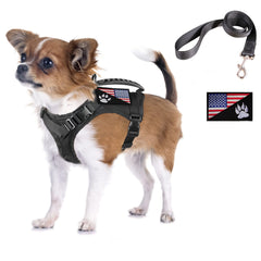 FXGOING Tactical Dog Harness set with two patches supports quick training and secure outdoor walks.