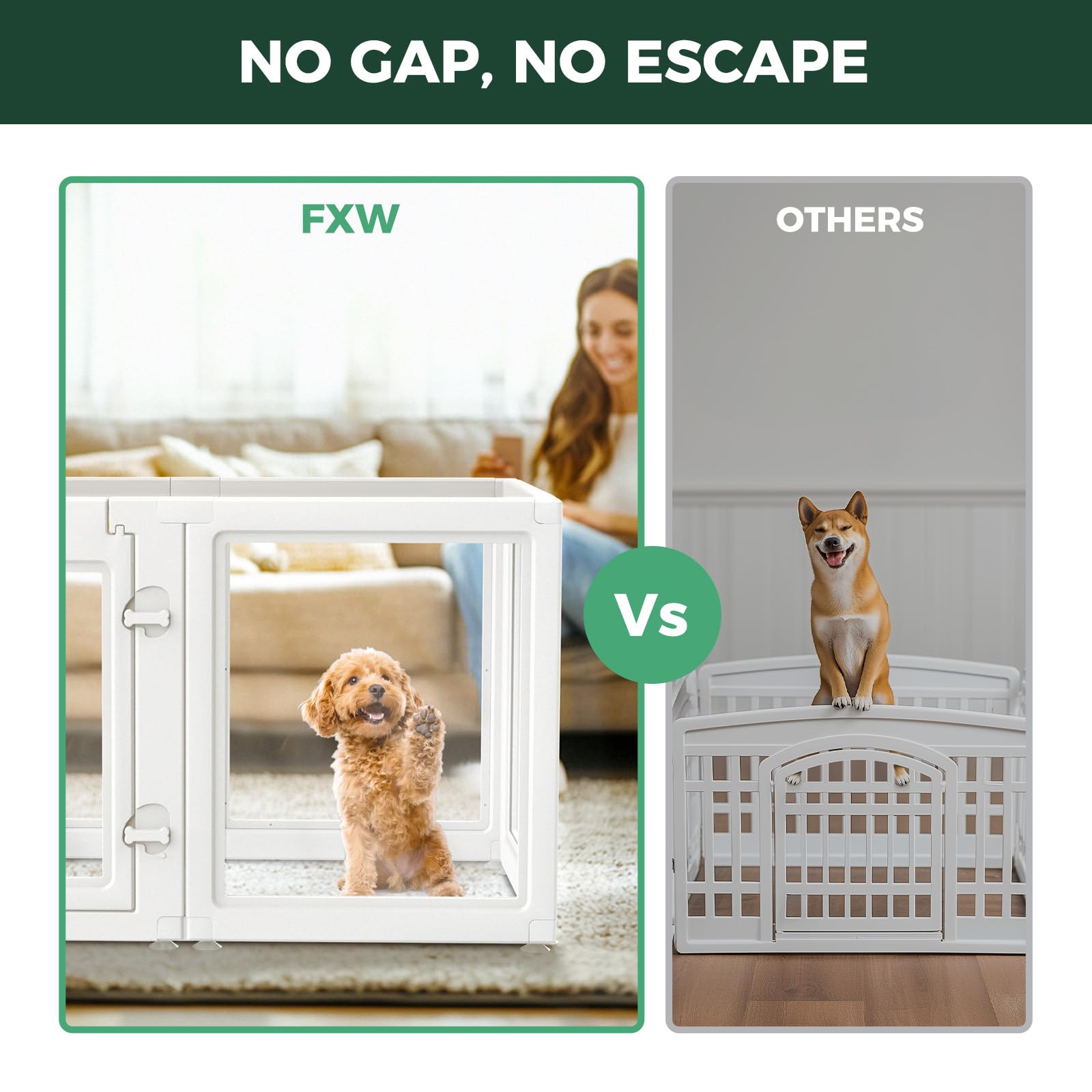FXW AuraSpace divider-door-removable demonstrates split zones and quick reconfiguration.