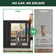 FXW AuraSpace panel detail shows waterproof, easy-to-clean surfaces.