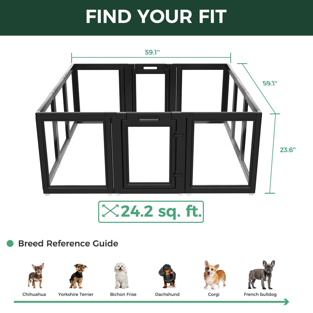 FXW AuraSpace safe dog space picture showcases secure boundaries for energetic puppies.
