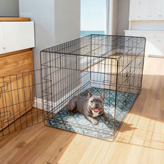 FXW dog playpen mat absorbs spills, reducing mess during playtime.
