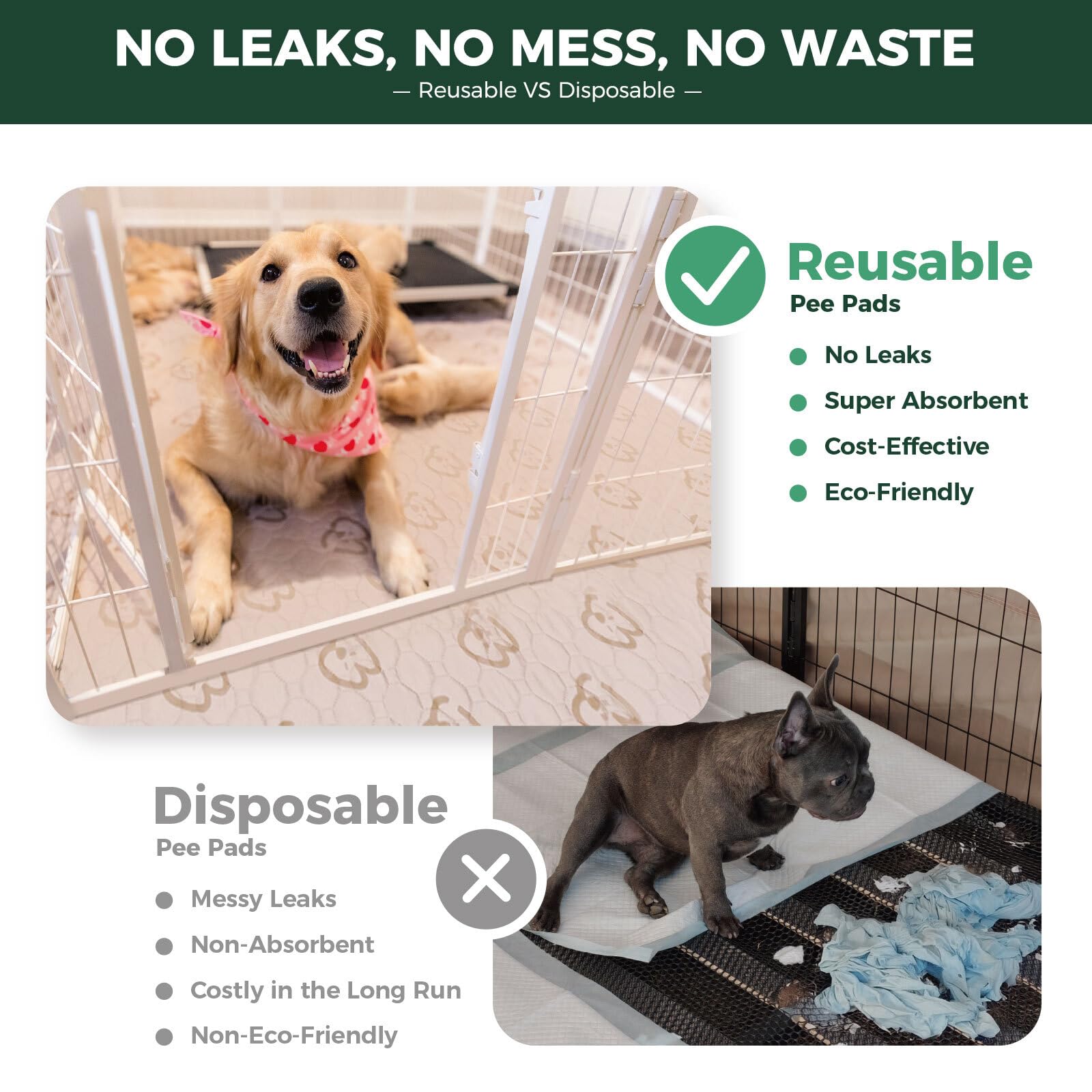 FXW dog playpen pad designed to fit 6-panel FXW setups.