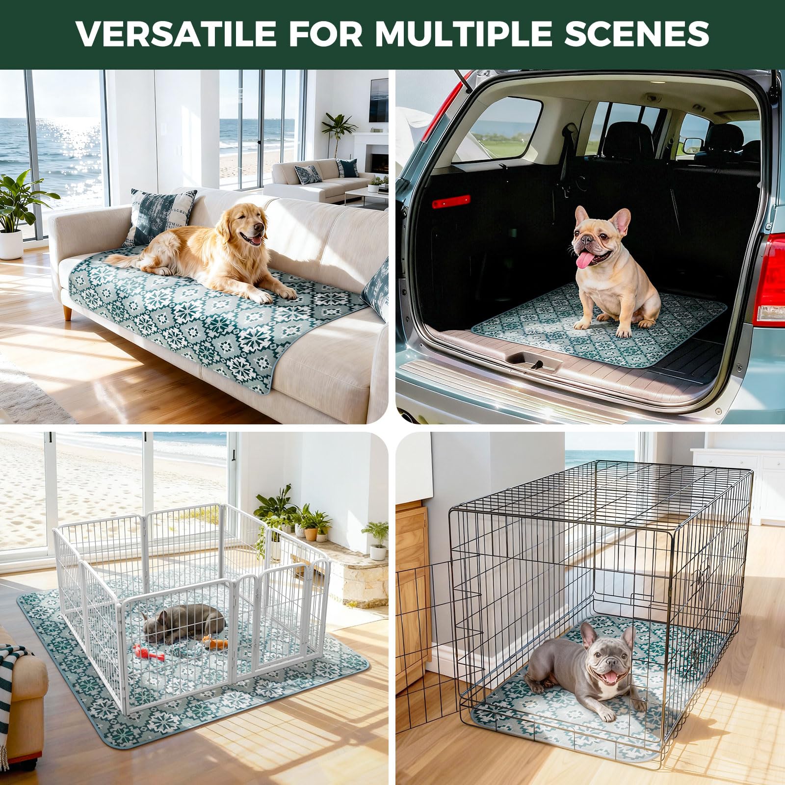 FXW durable polyester material provides soft comfort for resting pups.
