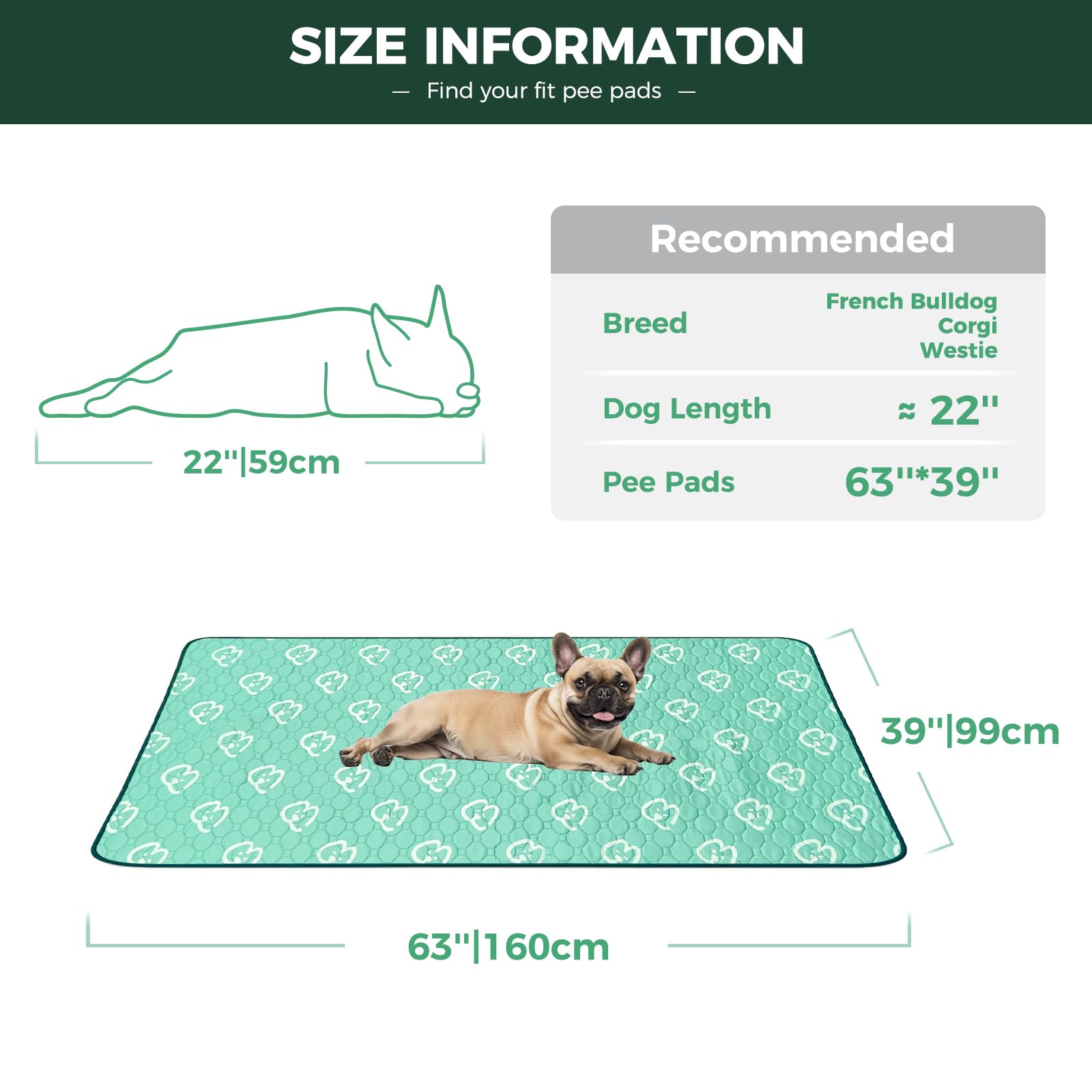 FXW durable soft polyester with anti-slip backing stays in place.