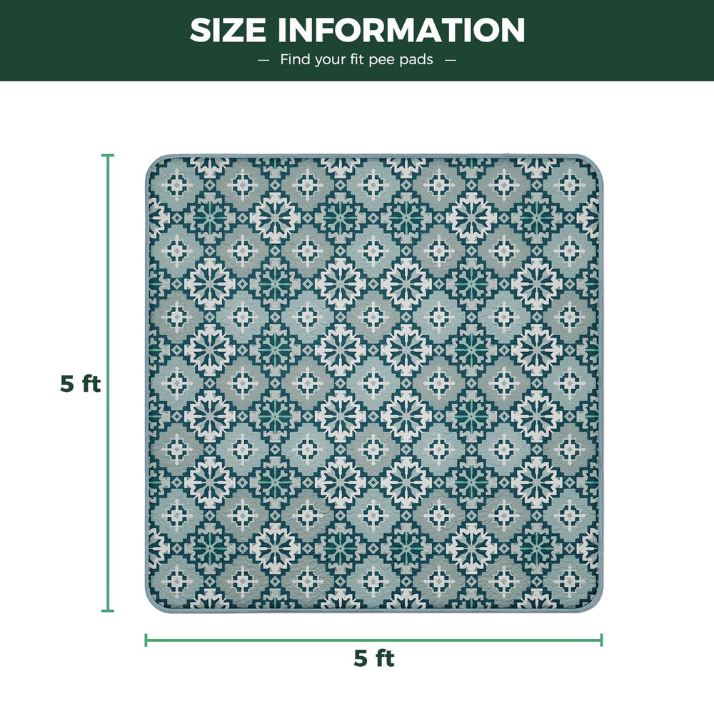 FXW eco-friendly reusable puppy pad reduces waste while training.