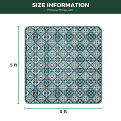 FXW eco-friendly reusable puppy pad reduces waste while training.