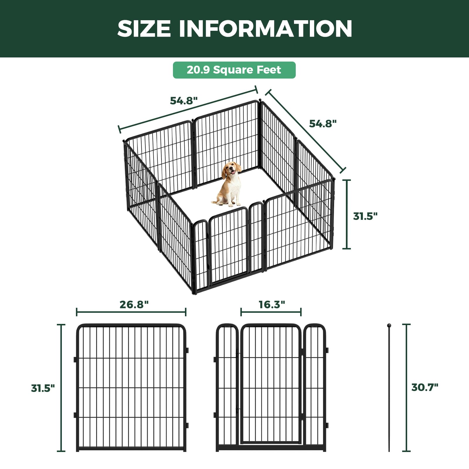 FXW Homeplus Unleashed indoor playpen simplifies cleaning with accessible gaps for quick wipe-downs.
