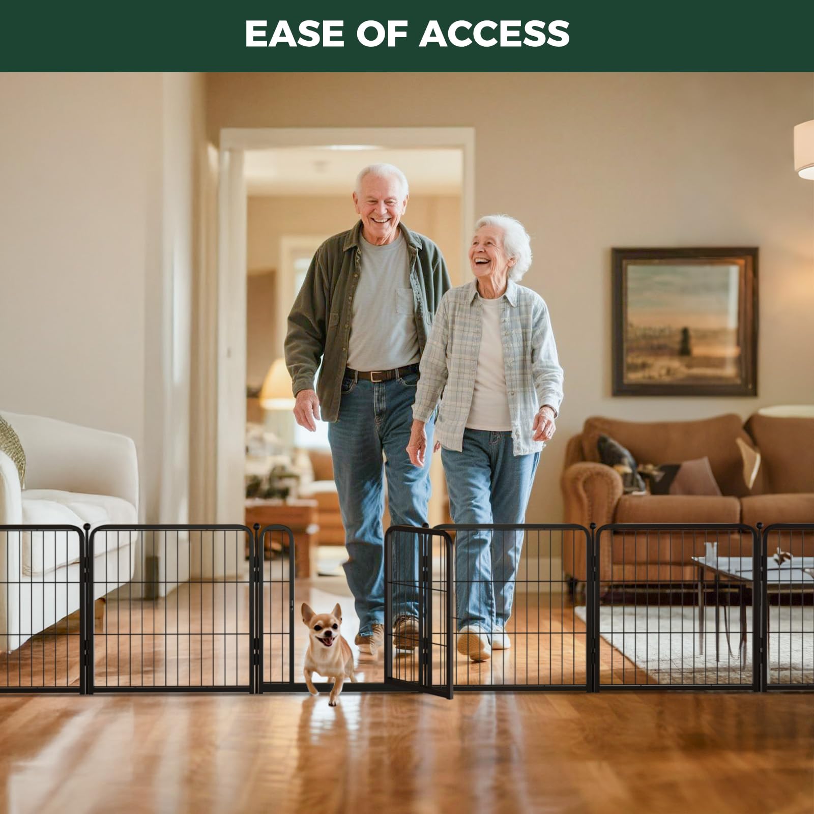 FXW Homeplus Unleashed easy-access threshold-free gate for effortless cleaning