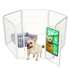FXW Homeplus Unleashed panel assembly showing modular construction for growing dog play areas