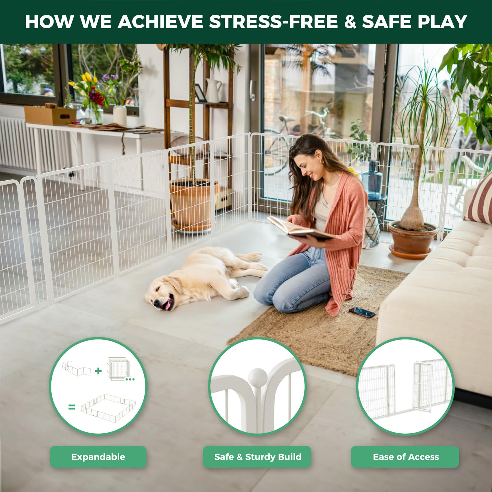 FXW Homeplus Unleashed threshold-free gate eases entry and cleaning