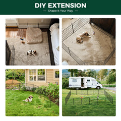 FXW MiniPaws Unleashed eight-panel expandable design fits diverse spaces and travels.