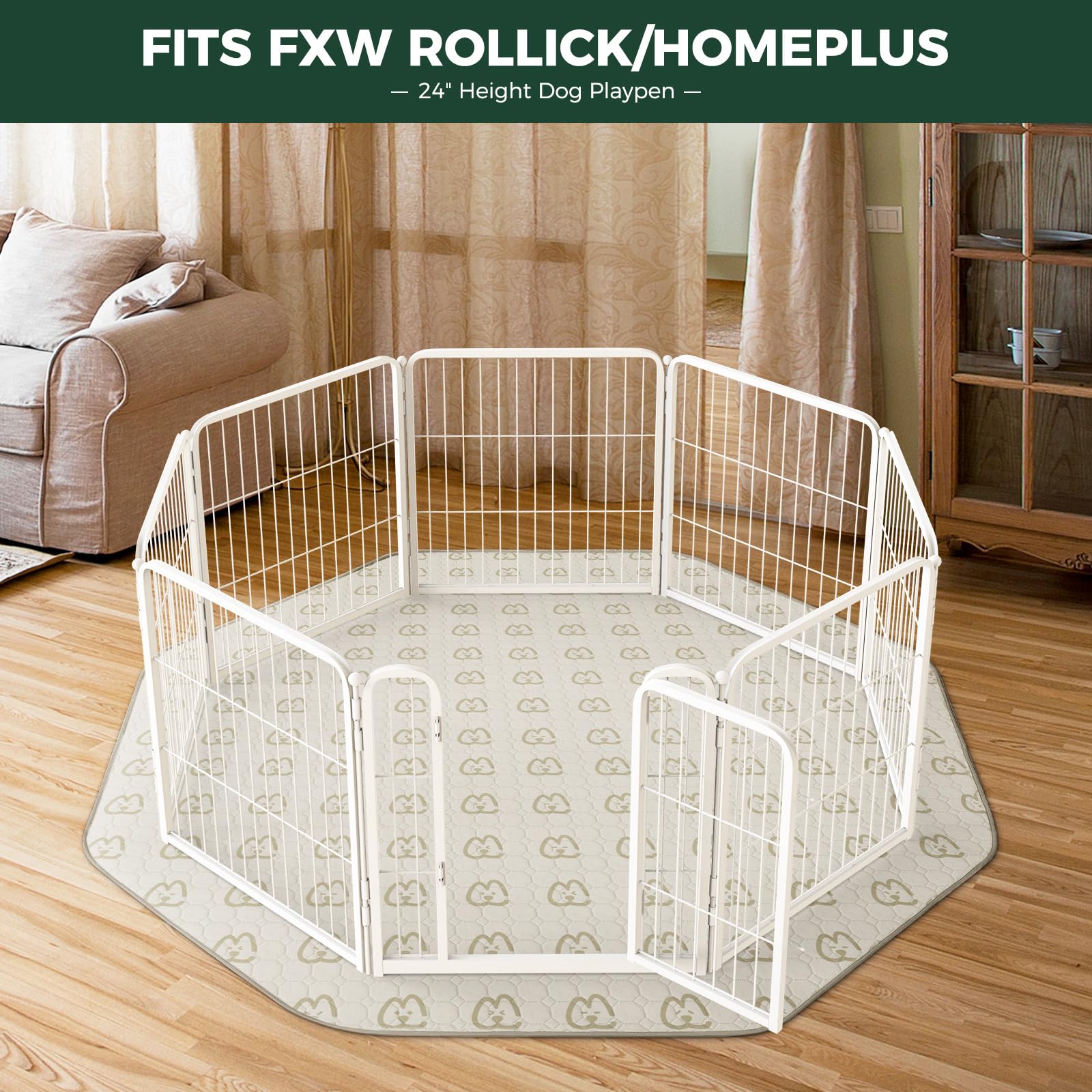 FXW pad anti-slip backing helps keep the pad in place