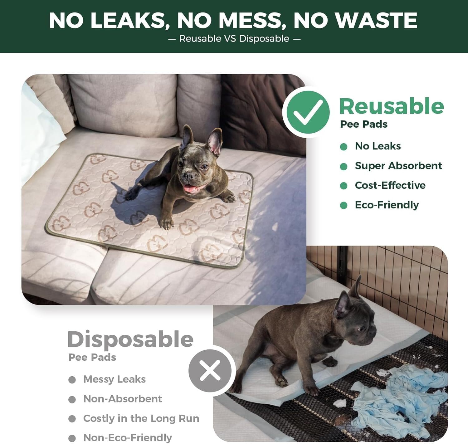 FXW pad doubles as a crate mat with soft polyester comfort