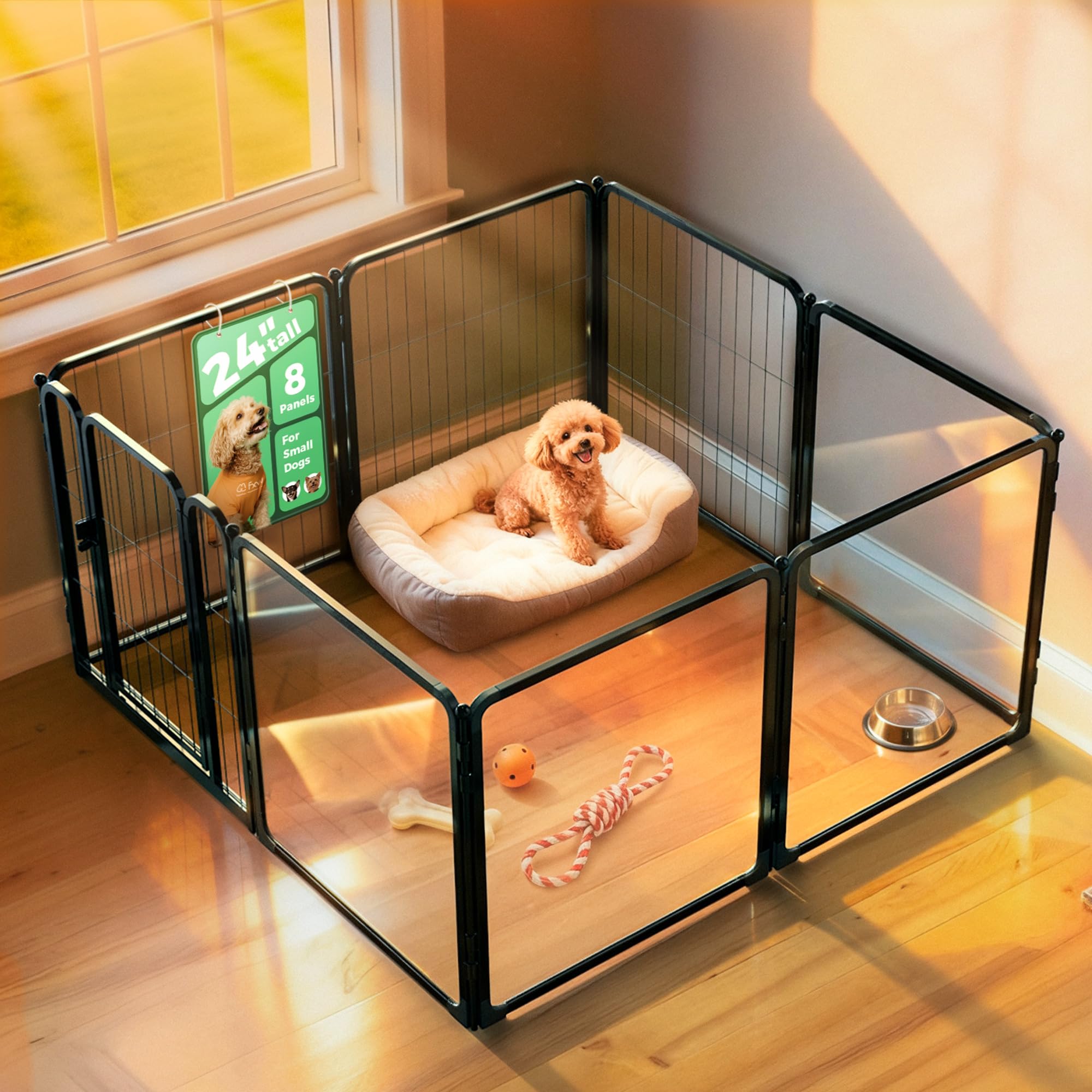 FXW Pawadise assembly steps show how to set up a safe indoor playpen quickly