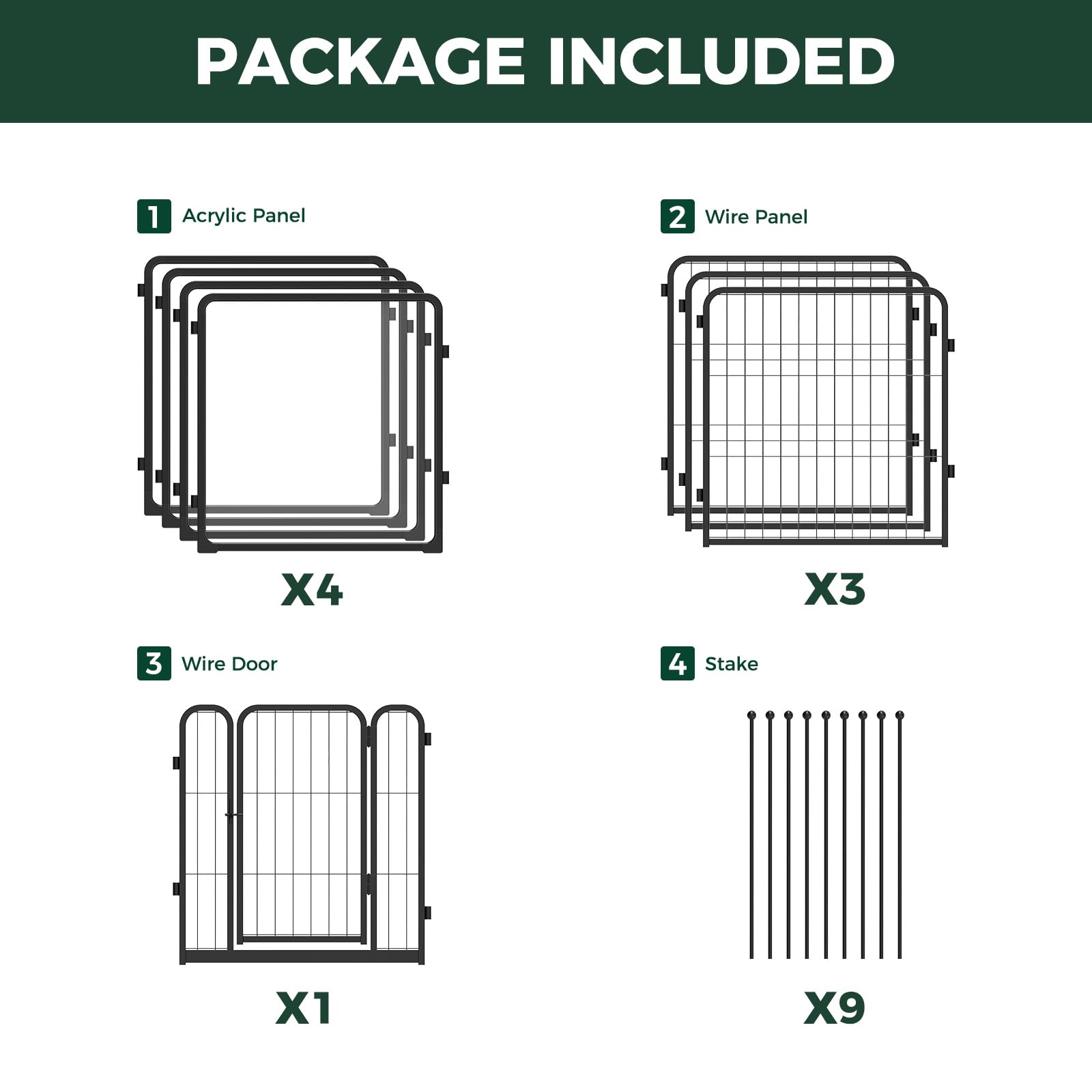 FXW Pawadise black finish blends with home decor while keeping pets secure