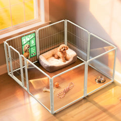 FXW Pawadise clear-view panels for calmer indoor play