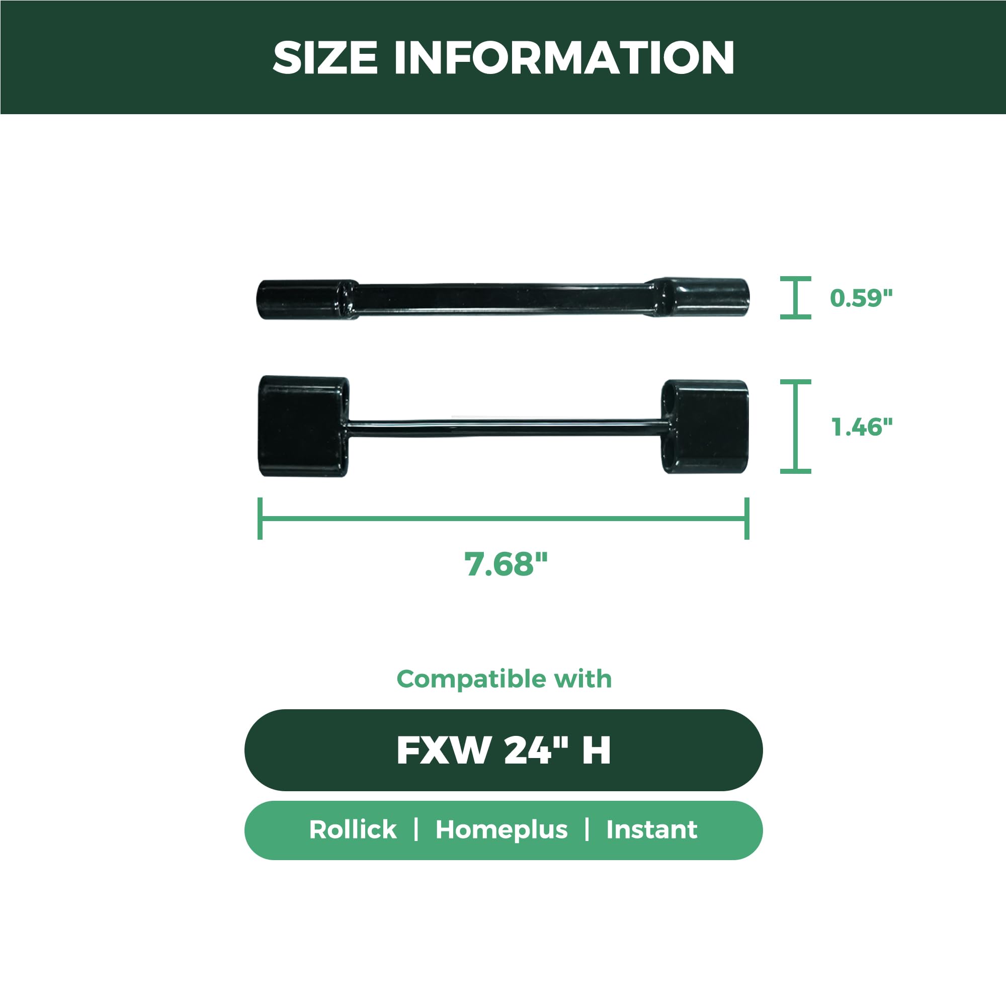 FXW Playpen Connector black finish complements FXW dog playpens.