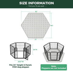 FXW reusable dog pad eco-friendly with 100x uses for busy households.