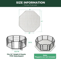 FXW reusable dog pad is eco-friendly and supports over 100 uses