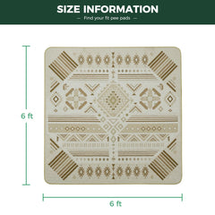 FXW reusable puppy pad demonstrates eco-friendly design for 100-plus uses.