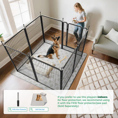 FXW Rollick eight-panel design allows flexible shaping for rooms, yards, or RV spaces
