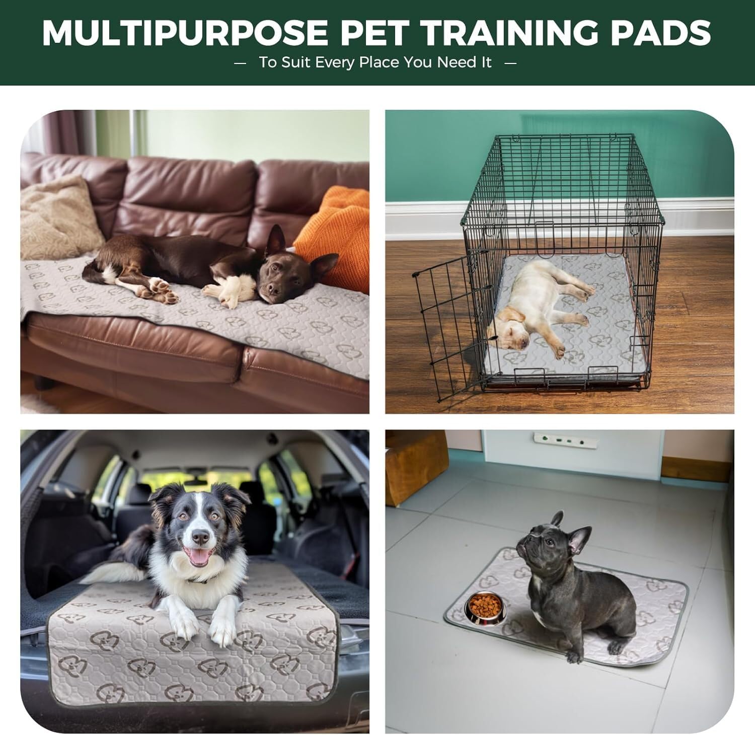 FXW soft polyester dog pad offers comfortable daily use
