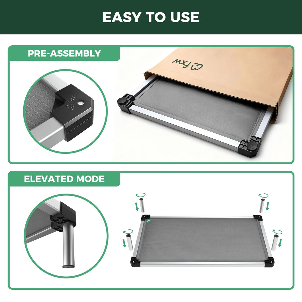 FXW TitanNest shows heavy-duty steel frame supporting up to 250 lbs.