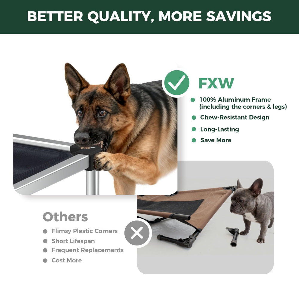 FXW TitanNest heavy-duty steel frame supports up to 250 lbs