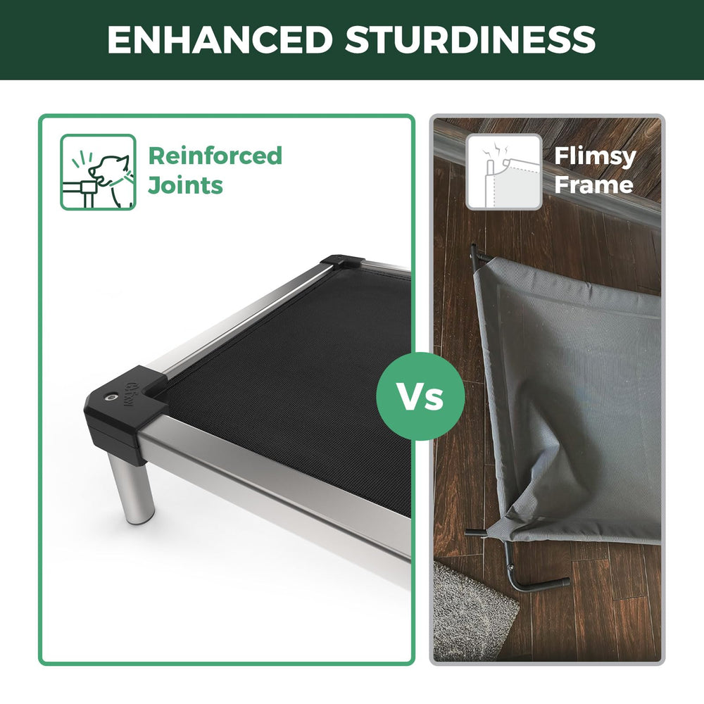 FXW TitanNest indoor-outdoor-use bed in an outdoor setting for camping versatility.
