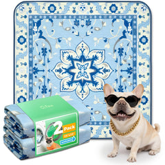 FXW Washable Dog Pee Pad with waterproof layer protects floors.